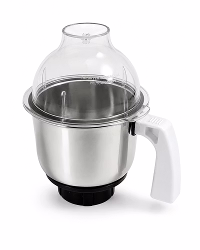 Preethi 1.5 Litre Stainless Steel Mixer Grinder Bowl Jar Assembly with Dome Lid | Suitable for Preethi Mixer Grinder Models-pt04-01
