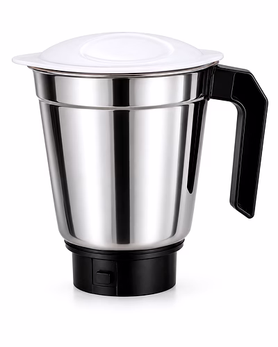 Philips HL1606 Dry &amp; Wet Grinding Jar Assembly (1 Litre) | Stainless Steel Mixer Grinder Jar with Lid | Suitable for Philips HL1606 Models-2