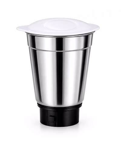 Philips HL1606 Dry &amp; Wet Grinding Jar Assembly (1 Litre) | Stainless Steel Mixer Grinder Jar with Lid | Suitable for Philips HL1606 Models-1