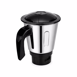 vidiem 1 litre dry & wet grinding jar assembly | stainless steel mixer grinder jar with lid | suitable for vdm models