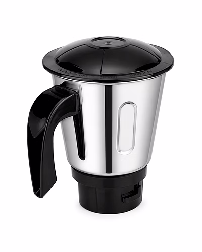 Vidiem 1 Litre Dry &amp; Wet Grinding Jar Assembly | Stainless Steel Mixer Grinder Jar with Lid | Suitable for VDM Models-VDM03-01
