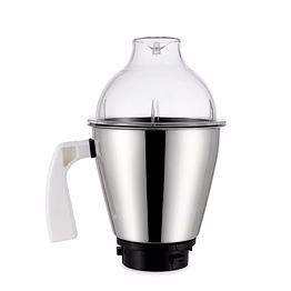 preethi galaxy mixer grinder jar assembly (1.5 litre) | stainless steel wet & dry grinding jar with dome lid | suitable for preethi galaxy models