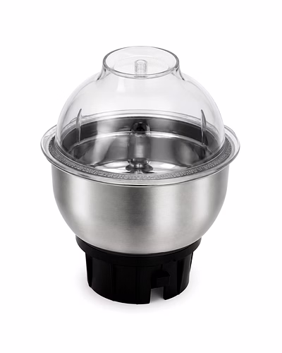 Butterfly 0.5 Litre Mixer Mate Jar Assembly | Stainless Steel Chutney &amp; Masala Grinding Jar with Dome Lid-BFLY-01
