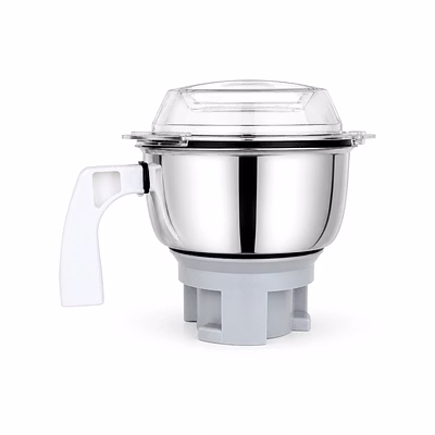 preethi xpro 750ml mixer grinder jar assembly | stainless steel wet & dry grinding jar with transparent lid | suitable for preethi xpro models