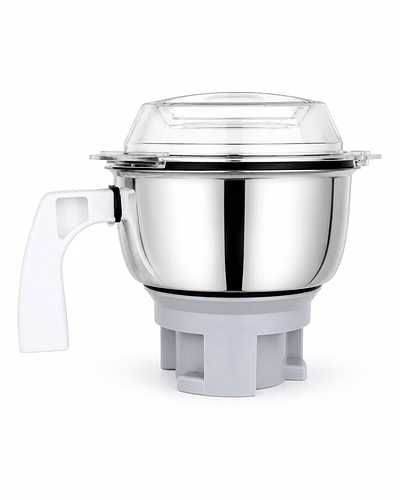 Preethi XPro 750ml Mixer Grinder Jar Assembly | Stainless Steel Wet &amp; Dry Grinding Jar with Transparent Lid | Suitable for Preethi XPro Models-pt06-01