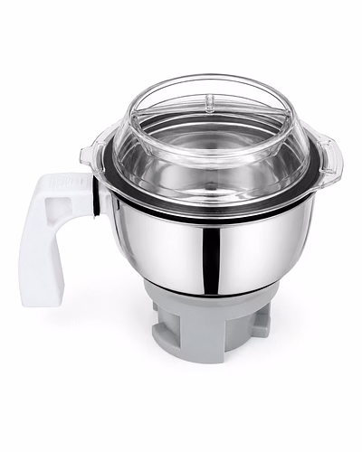 Preethi XPro 750ml Mixer Grinder Jar Assembly | Stainless Steel Wet &amp; Dry Grinding Jar with Transparent Lid | Suitable for Preethi XPro Models-1