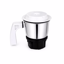 bosch 0.4 litre mixer grinder jar assembly | stainless steel wet & dry grinding jar with lid | suitable for bosch mixer grinder models