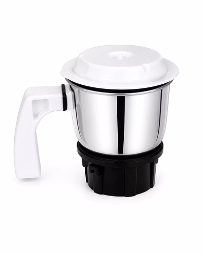 Bosch 0.4 Litre Mixer Grinder Jar Assembly | Stainless Steel Wet &amp; Dry Grinding Jar with Lid | Suitable for Bosch Mixer Grinder Models-bs-01