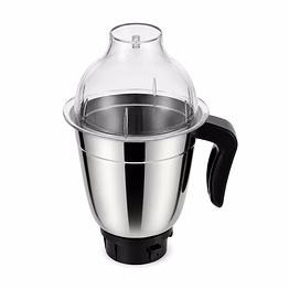 butterfly 1.5 litre mixer grinder jar assembly | stainless steel wet & dry grinding jar with dome lid