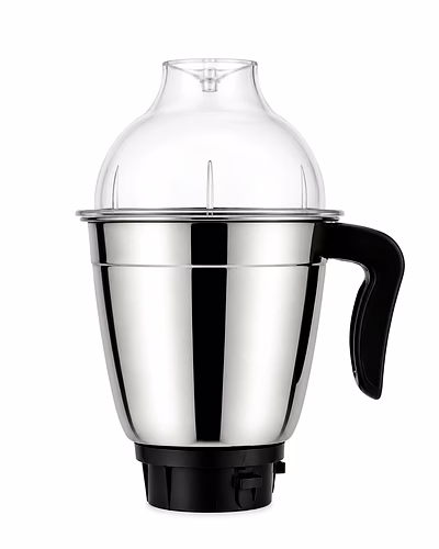 Butterfly 1.5 Litre Mixer Grinder Jar Assembly | Stainless Steel Wet &amp; Dry Grinding Jar with Dome Lid-1