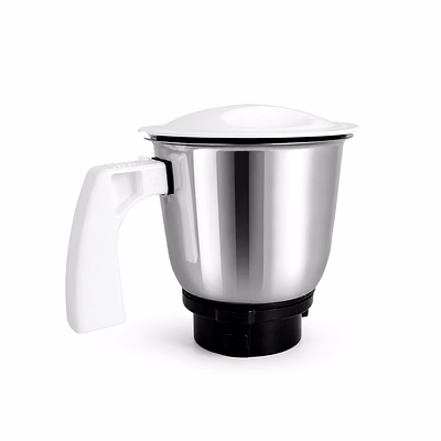 preethi galaxy jar assembly (1 litre) | stainless steel dry & wet grinding mixer grinder jar with lid | suitable for preethi galaxy mixer grinder models