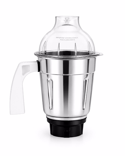 Preethi 1.75 Litre Stainless Steel Jar Assembly with Dome Lid | Suitable for Preethi Mixer Grinder Models | Wet &amp; Dry Grinding Jar-1
