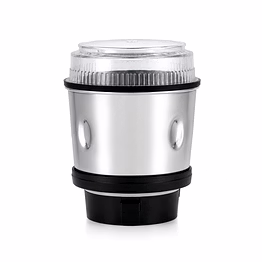 sumeet 400 ml new dlx gold chutney jar assembly | stainless steel grinding jar with transparent lid | compatible with sumeet new dlx gold mixer grinder