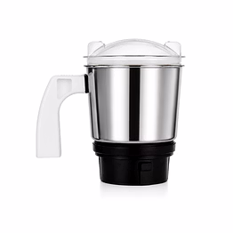 preethi mga-501 0.4 litre chutney jar assembly | stainless steel small grinding jar with lid | compatible with select preethi mixer grinder models