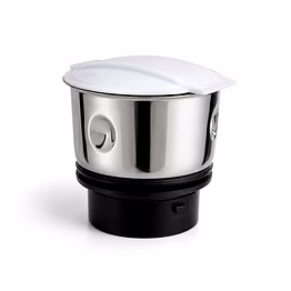 philips compatible chutney jar 400ml | stainless steel small grinding jar with lid | suitable for philips hl1629 mixer grinder models