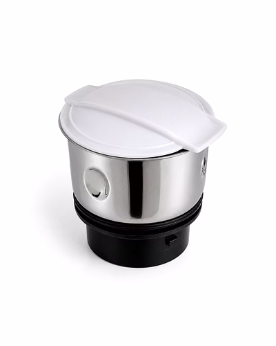 Philips Compatible Chutney Jar 400ml | Stainless Steel Small Grinding Jar with Lid | Suitable for Philips HL1629 Mixer Grinder Models-1