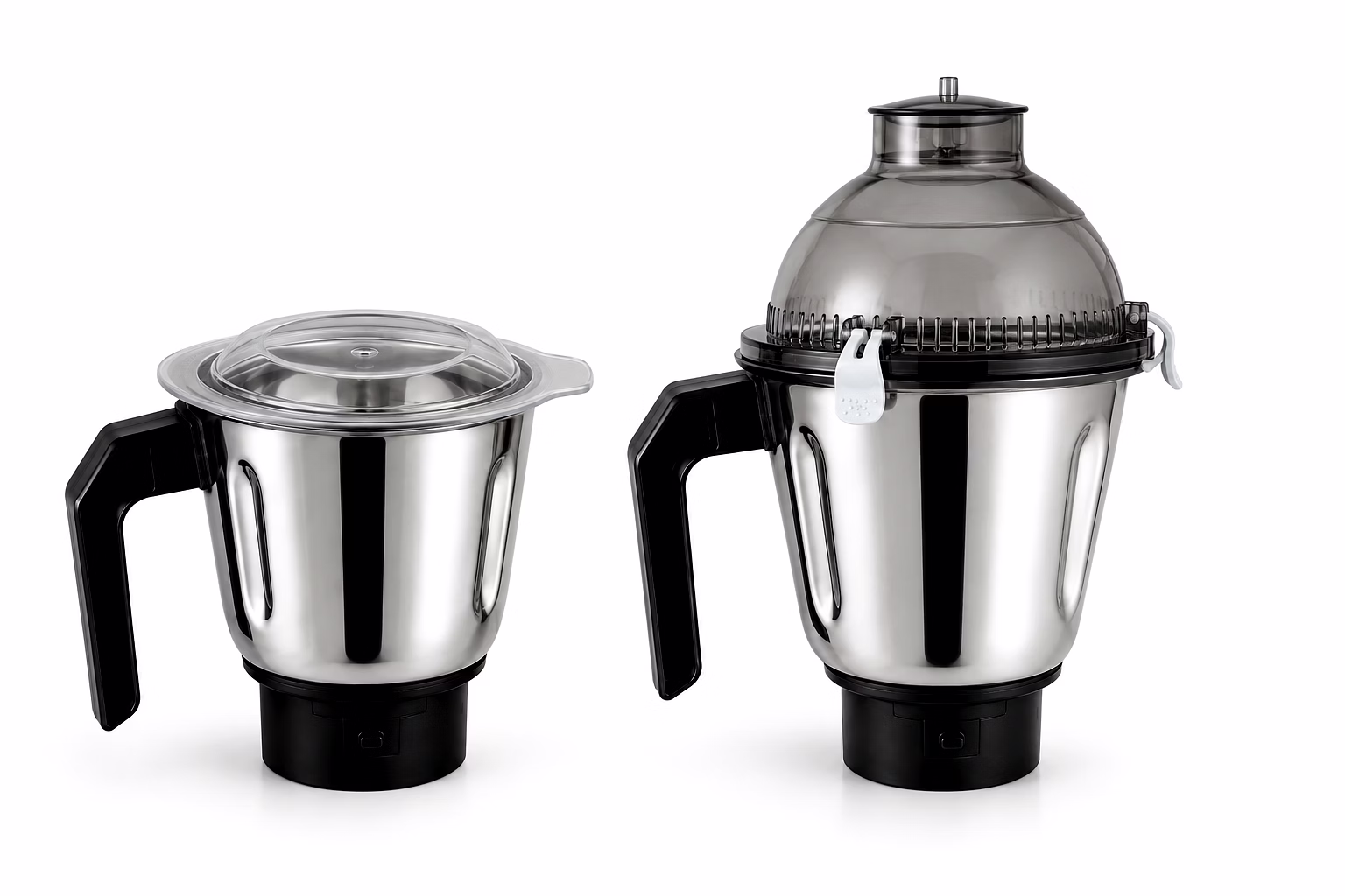 philips hl1616 compatible dry & wet jar set | stainless steel mixer grinder jar combo with lids | suitable for philips hl1616 mixer models