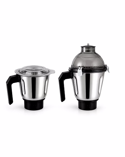 Philips HL1616 Compatible Dry &amp; Wet Jar Set | Stainless Steel Mixer Grinder Jar Combo with Lids | Suitable for Philips HL1616 Mixer Models-ph04-01