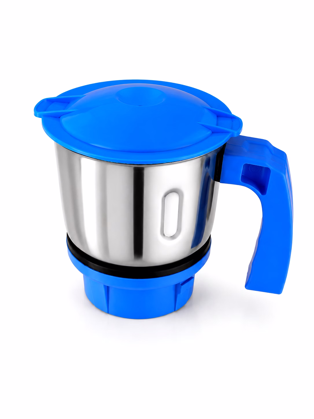 Preethi Leaf Multi Compatible Chutney Jar | 0.4 Litre Stainless Steel Mixer Grinder Jar with Blue Handle & Lid | Suitable for Preethi Leaf Multi Mixer Grinder Models image 2