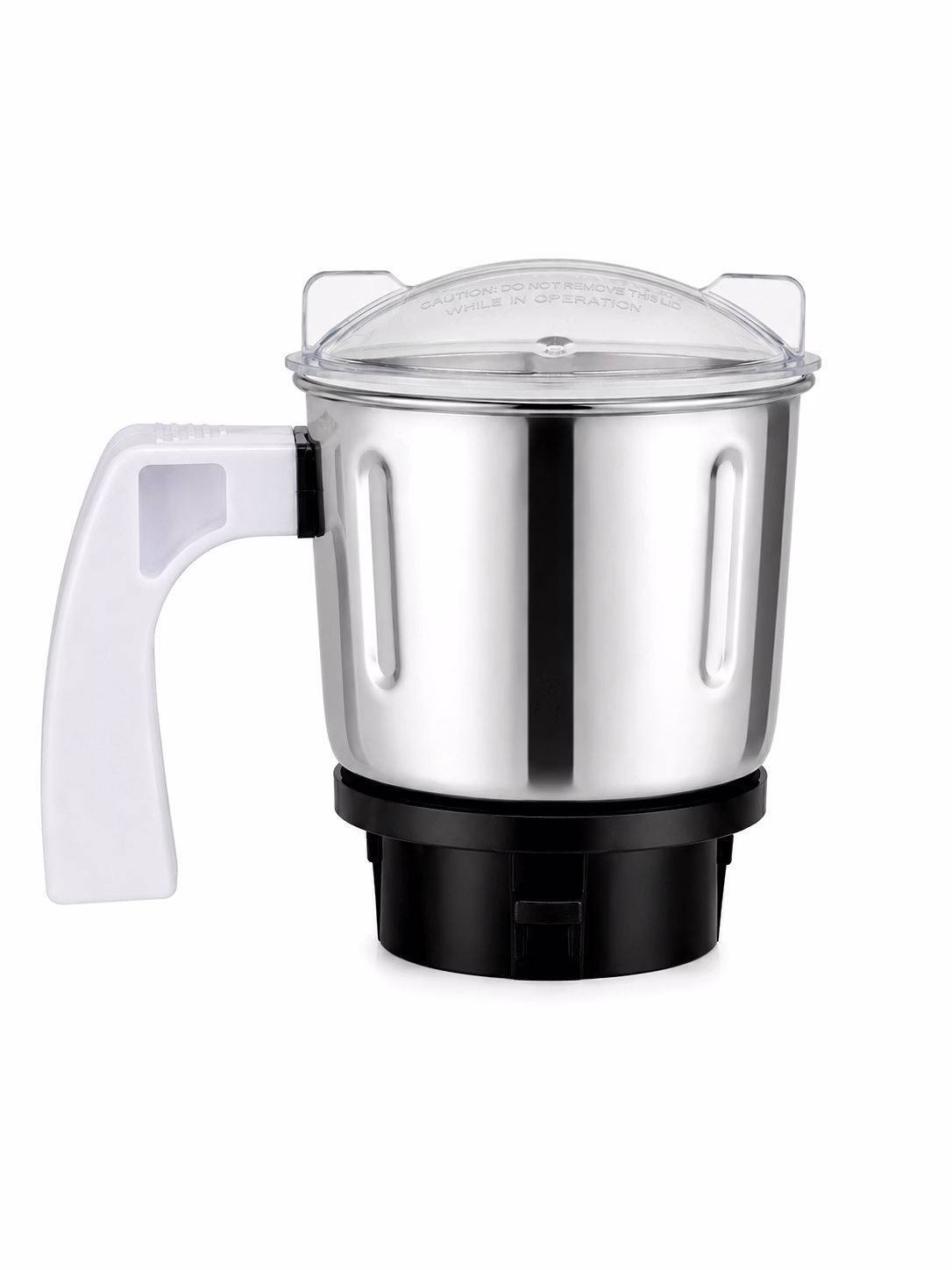 preethi galaxy compatible chutney jar | 0.4 litre stainless steel mixer grinder jar with transparent lid | suitable for preethi galaxy, blue leaf & similar models