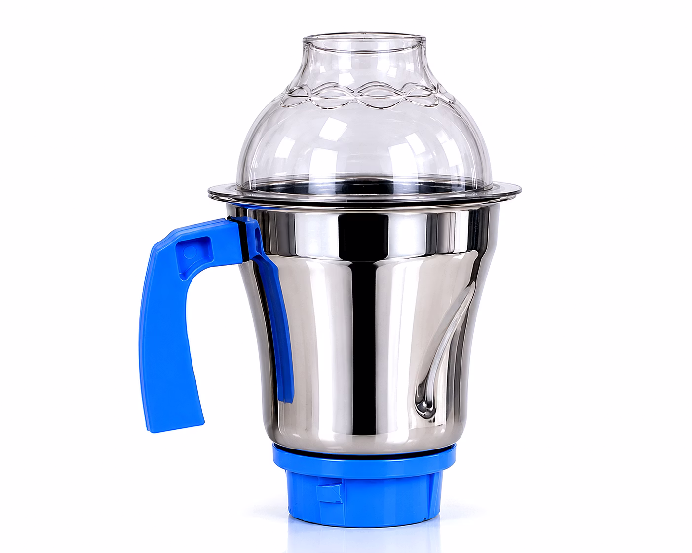 Preethi Leaf Jar Set (1 Litre Dry + 1.5 Litre Wet) | Stainless Steel Mixer Grinder Jar Combo | Wet Grinding Jar & Dry Grinding Jar | Compatible with Preethi Blue Leaf, Blue Leaf Gold, Blue Leaf Platinum, Popular, Chef Pro & Similar Models image 2