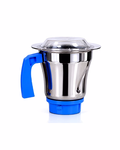 Preethi Leaf Jar Set (Dry + Wet) | Stainless Steel Mixer Grinder Jar Combo | Wet Grinding Jar &amp; Dry Grinding Jar | Compatible with Preethi Blue Leaf, Blue Leaf Gold, Blue Leaf Platinum, Popular, Chef Pro &amp; Similar Models-2
