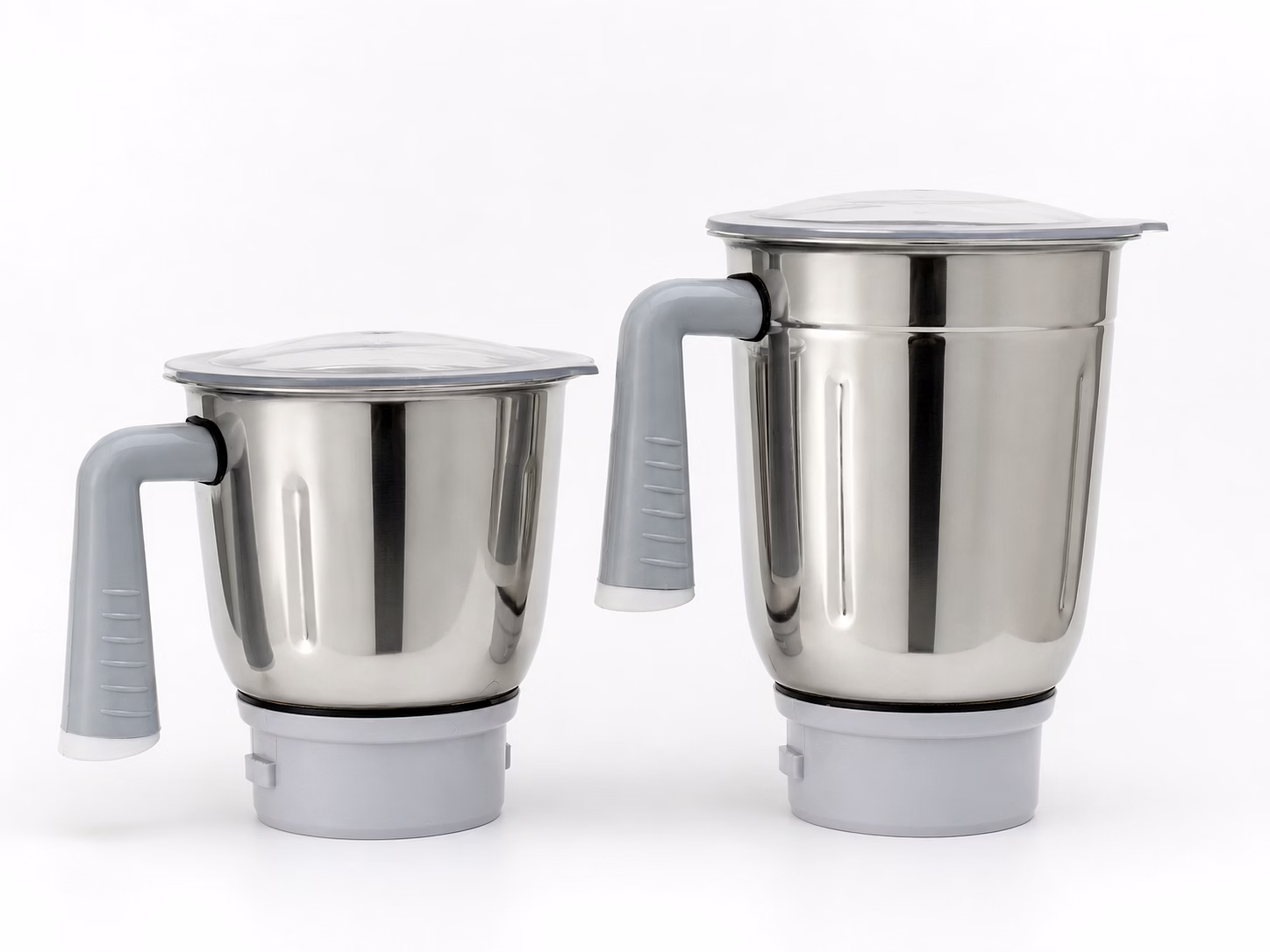 prestige teon jar set (dry + wet) | stainless steel mixer grinder jar combo | 1 l dry grinding jar & 1.5 l wet grinding jar | compatible with prestige teon, teon plus & teon star mixer grinder models