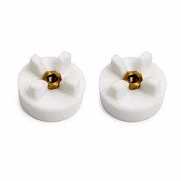 bajaj original mixer grinder jar coupler pack of 2 | compatible with bajaj & mr mixer grinders | heavy brass insert