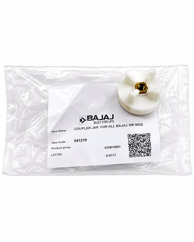 Bajaj Original Mixer Grinder Jar Coupler Pack of 2 | Compatible with Bajaj &amp; MR Mixer Grinders | Heavy Brass Insert-2