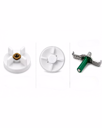 Bajaj Mixer Grinder Complete Coupler Set | 2 Jar Couplers + 2 Motor Couplers + 1 Chutney Blade | Compatible with Bajaj &amp; MR,GX21, GX8, GX7 &amp; Twister Mixer Grinders-941212-23-19