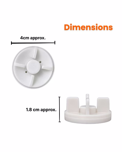 Bajaj Mixer Grinder Complete Coupler Set | 2 Jar Couplers + 2 Motor Couplers + 1 Chutney Blade | Compatible with Bajaj &amp; MR,GX21, GX8, GX7 &amp; Twister Mixer Grinders-6