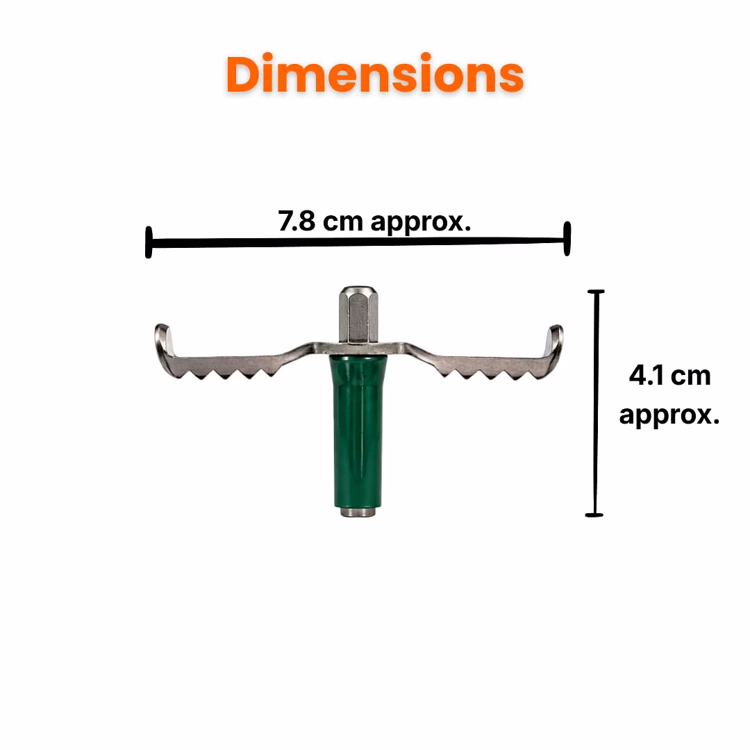 Bajaj Mixer Grinder Complete Coupler Set | 2 Jar Couplers + 2 Motor Couplers + 1 Chutney Blade | Compatible with Bajaj & MR,GX21, GX8, GX7 & Twister Mixer Grinders image 8