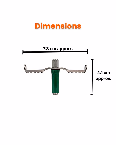 Bajaj Mixer Grinder Complete Coupler Set | 2 Jar Couplers + 2 Motor Couplers + 1 Chutney Blade | Compatible with Bajaj &amp; MR,GX21, GX8, GX7 &amp; Twister Mixer Grinders-7