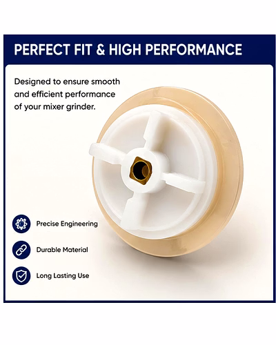 Bajaj Mixer Grinder Jar Coupler Pack of 3 | Compatible with Bajaj &amp; MR Mixer Grinder Jars | Replacement Jar Coupler Spare Par-4