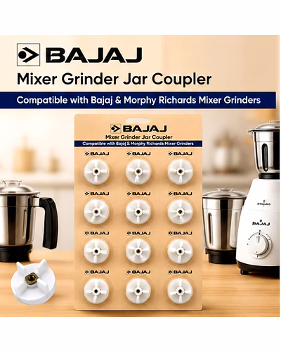 Bajaj Mixer Grinder Jar Coupler Pack of 3 | Compatible with Bajaj &amp; MR Mixer Grinder Jars | Replacement Jar Coupler Spare Par-5