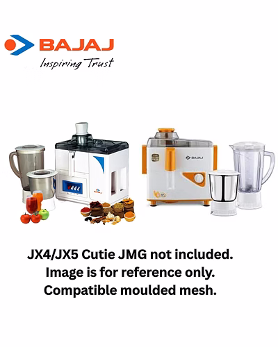 Bajaj Original Mesh Molded Filter for Juicer Mixer Grinder | White | 14 cm Diameter, 6.4 cm Height | Compatible with Bajaj JX9, JX4 Cutie &amp; JMG Models | Genuine Replacement Part-3