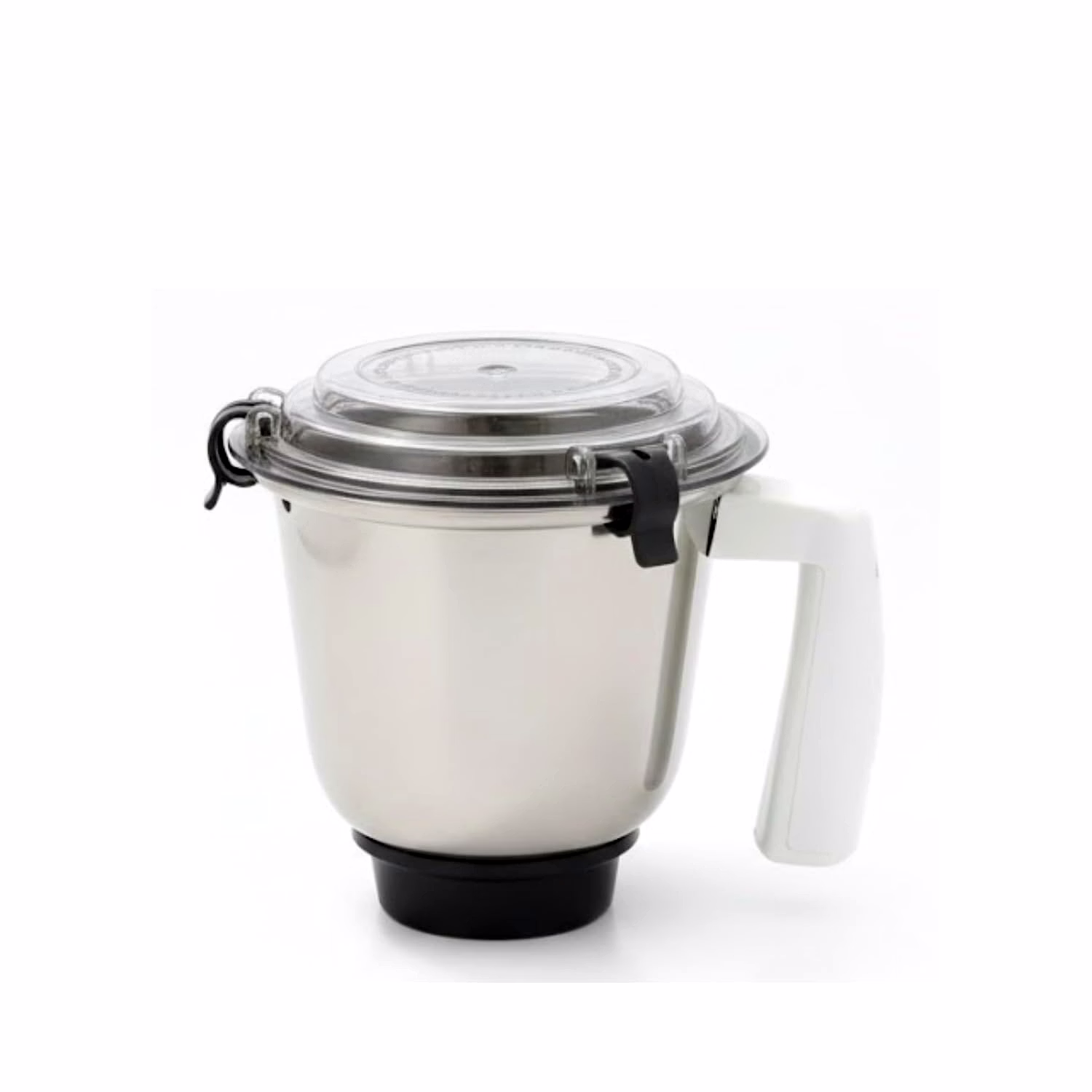bajaj original gx10 mixer grinder dry jar | 1 litre capacity | white | replacement dry grinding jar with lid