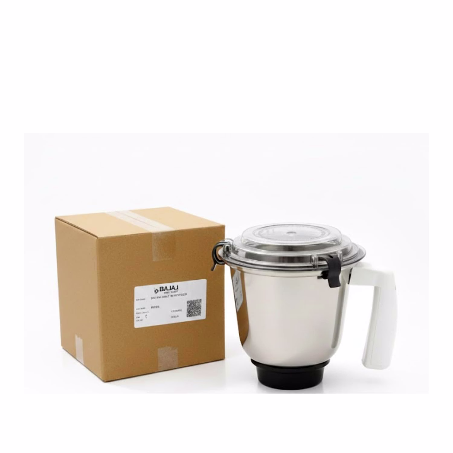 Bajaj Original GX10 Mixer Grinder Dry Jar | 1 Litre Capacity | White | Replacement Dry Grinding Jar with Lid image 4
