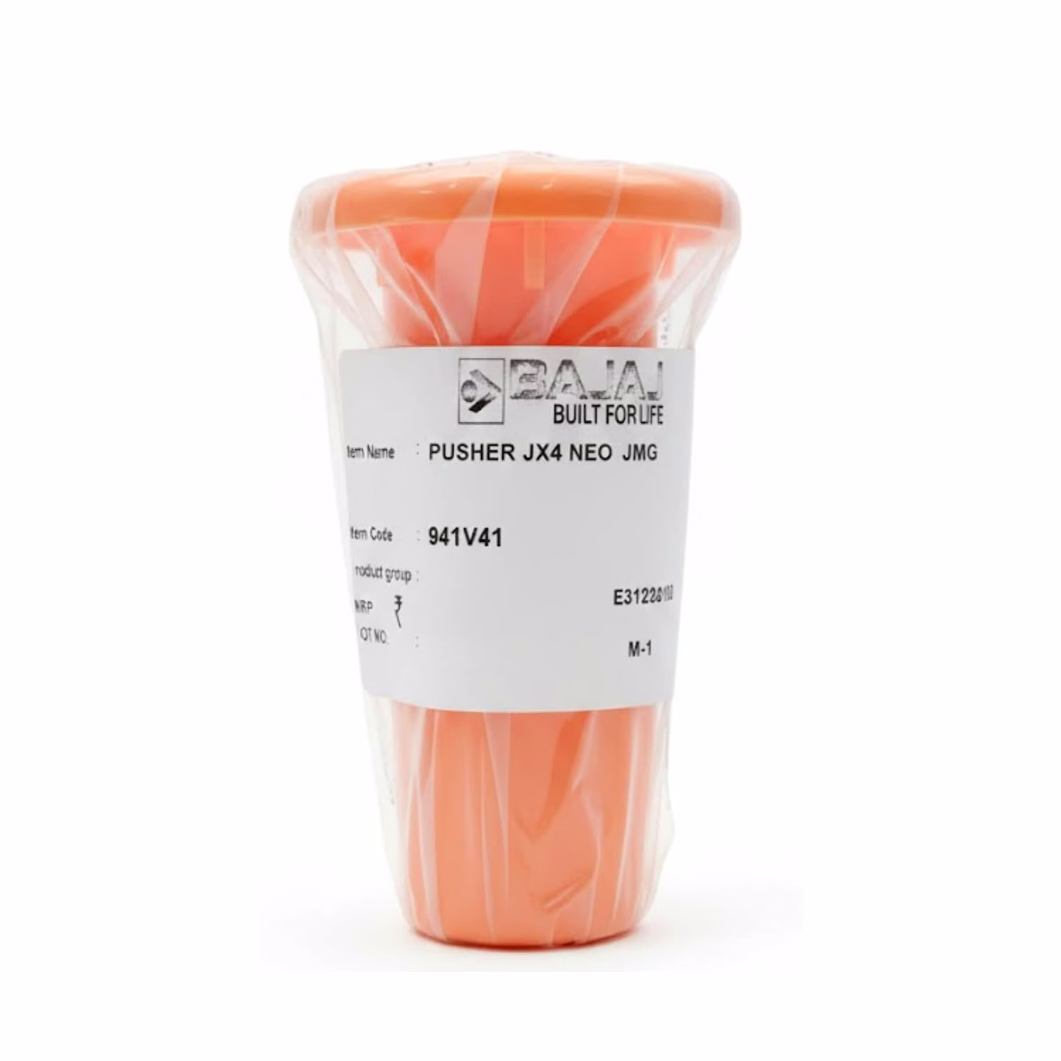 bajaj original pusher for jx4 neo & jmg mixer grinder | genuine replacement accessory | compatible with bajaj jx4 neo & jmg models | orange