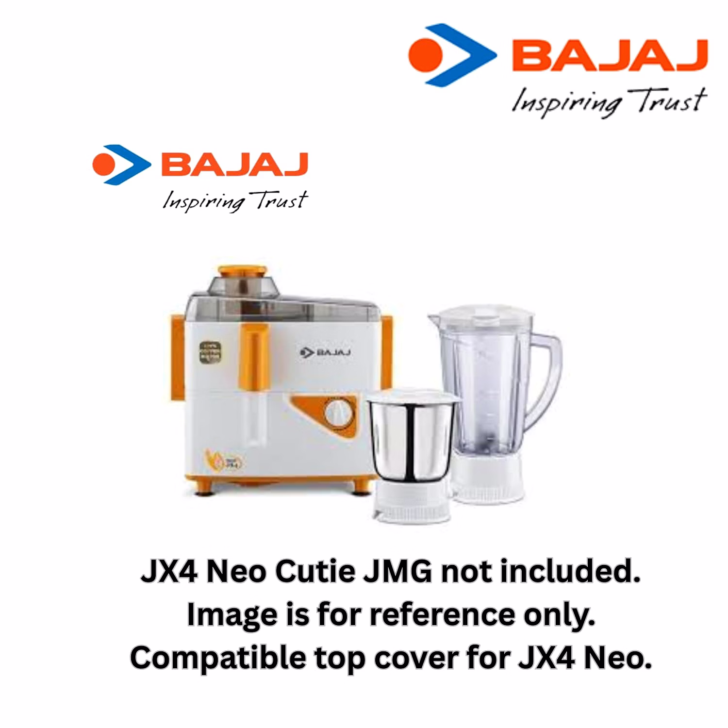 Bajaj Original Top Cover/Lid for JX4 Neo & JMG Mixer Grinder | Transparent Replacement Lid | Compatible with Bajaj JX4 Neo & JMG Model image 5