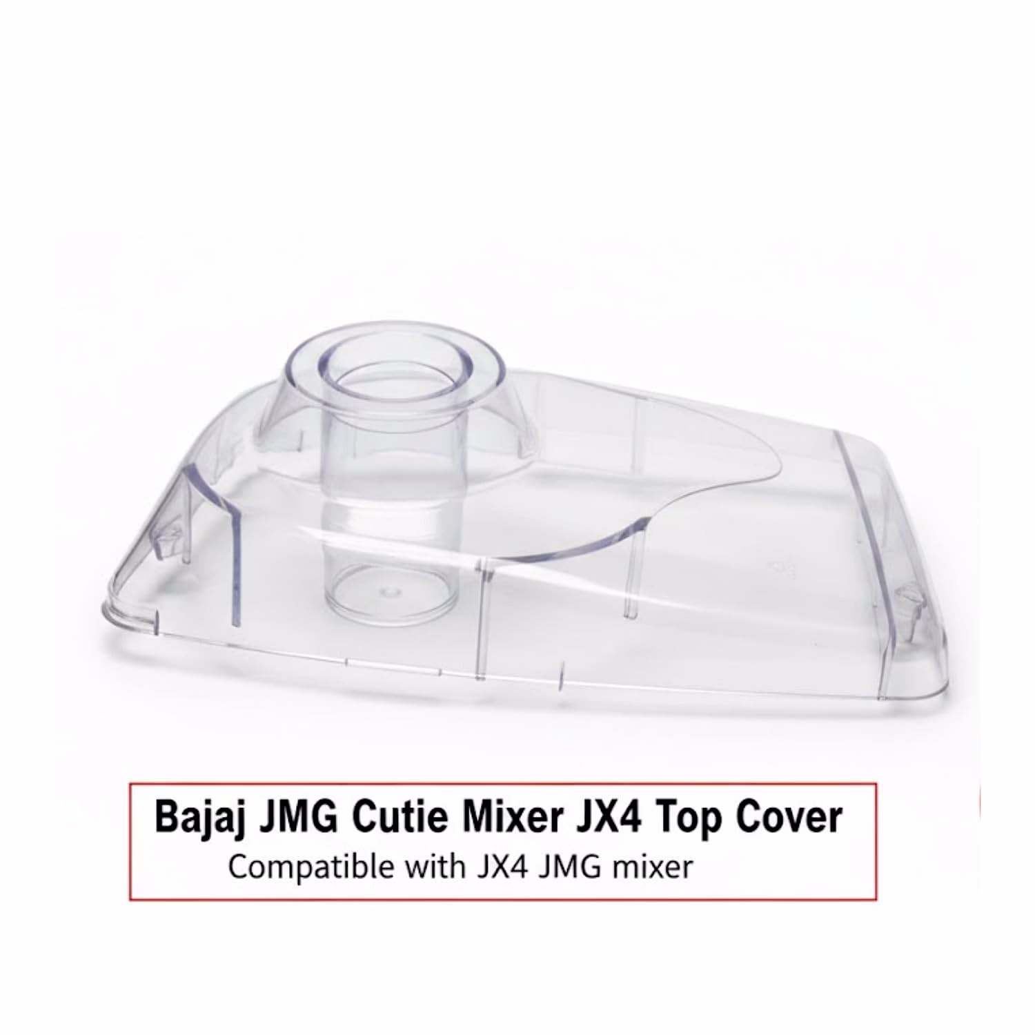 Bajaj Original Top Cover/Lid for JMG Cutie Mixer Grinder | Clear Transparent Replacement Lid | Compatible with Bajaj JX4 & JMG Cutie Models image 3