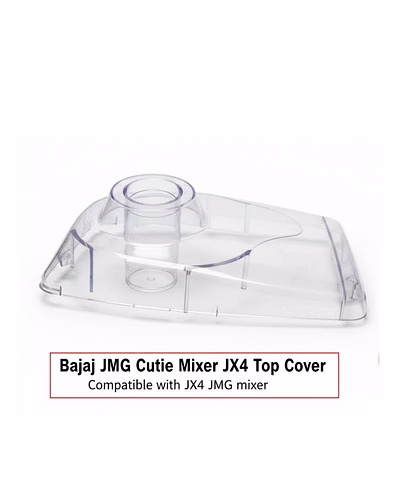 Bajaj Original Top Cover/Lid for JMG Cutie Mixer Grinder | Clear Transparent Replacement Lid | Compatible with Bajaj JX4 &amp; JMG Cutie Models-2