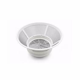 bajaj mixer juicer attachment | moulded mesh filter | white | compatible with bajaj jx4 & jmg cutie mixer grinder models