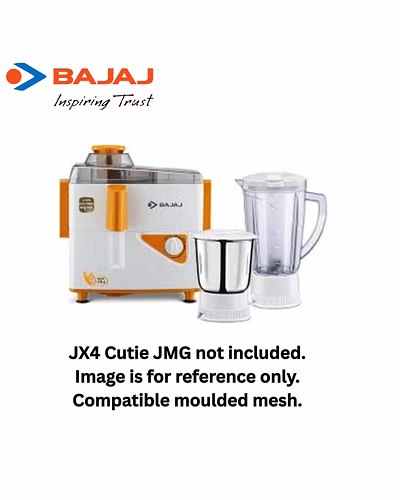 Bajaj Mixer Juicer Attachment | Moulded Mesh Filter | White | Compatible with Bajaj JX4 &amp; JMG Cutie Mixer Grinder Models-2