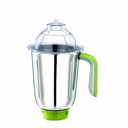 bajaj original 1.75 litre liquid jar assembly for twister dlx 750w mixer grinder | genuine stainless steel spare jar | compatible with twister dlx mg & similar models