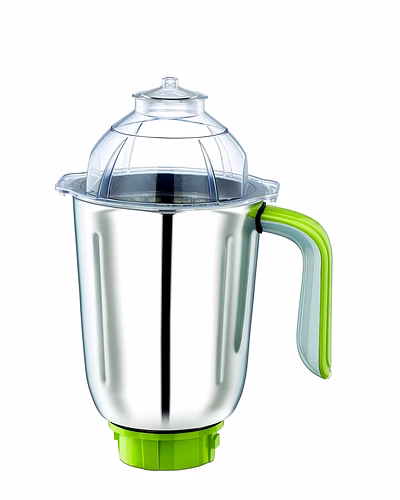 Bajaj Original 1.75 Litre Liquid Jar Assembly for Twister DLX 750W Mixer Grinder | Genuine Stainless Steel Spare Jar | Compatible with Twister DLX MG &amp; Similar Models-941V70