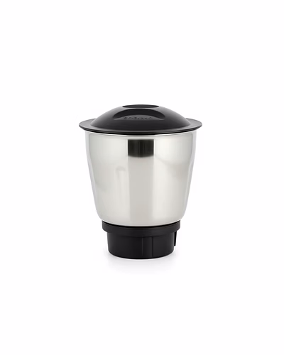 Bajaj Original 800ml Dry Jar Assembly for GX1 Black Ninja Series Mixer Grinder | Genuine Stainless Steel Spare Jar | Compatible with GX1 Black Ninja MG &amp; Similar Models-3