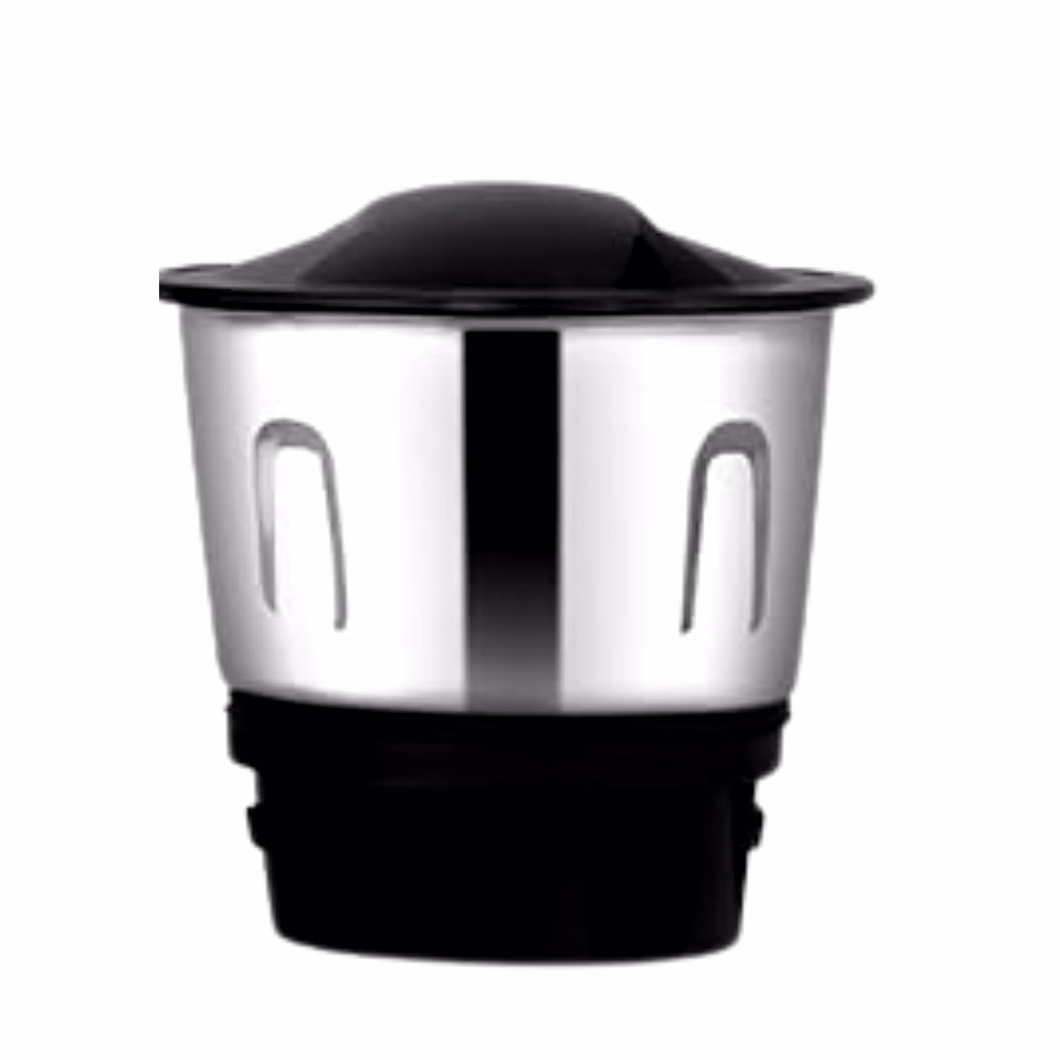 bajaj original 400 ml chutney jar assembly for rex dlx ninja mixer grinder | genuine stainless steel spare jar | compatible with rex dlx ninja mg & similar models