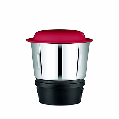 bajaj original 400ml chutney jar assembly for gx75 mixer grinder | genuine stainless steel spare jar | compatible with gx75 mg & similar models