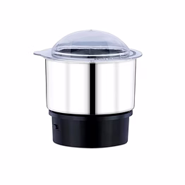 bajaj original 500ml chutney jar assembly for herculo mixer grinder | genuine stainless steel spare jar | compatible with bajaj herculo mg & similar models